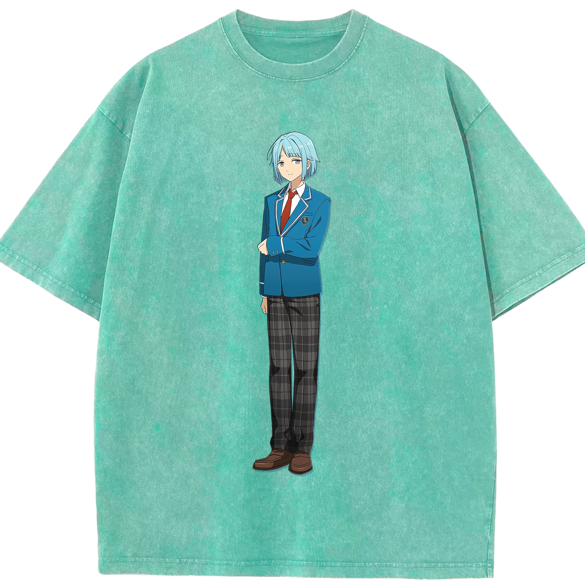 （画像用） あんさんぶるスターズ! Ensemble Stars 綿100% ヴィンテージ風 半袖Tシャツ（フロントプリント）